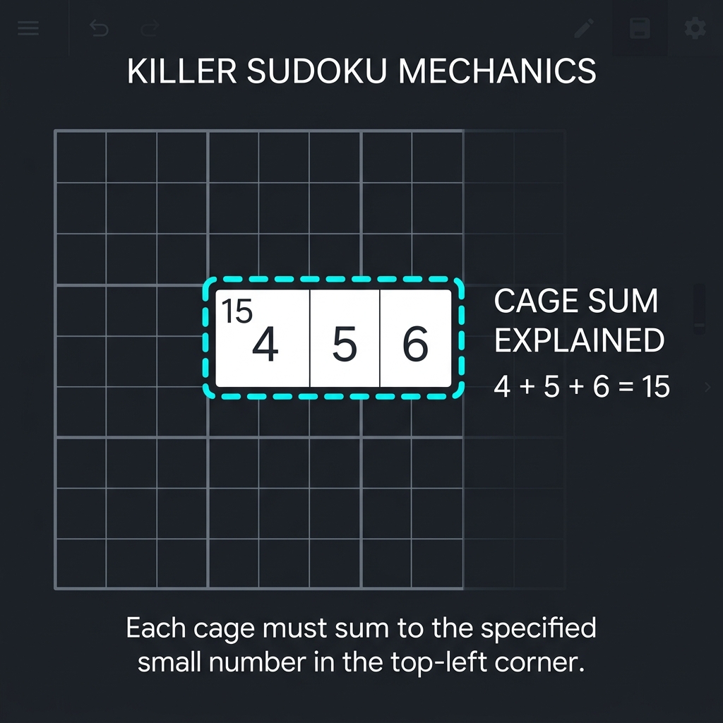 Killer Sudoku Rule Diagram